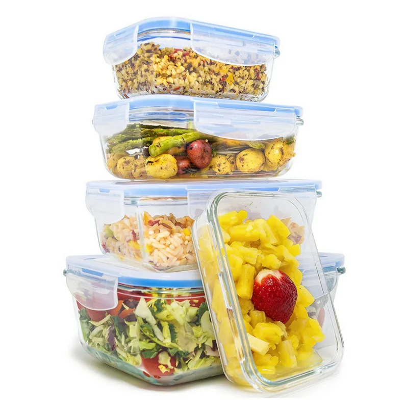 10 piece Royal glass food storage containers