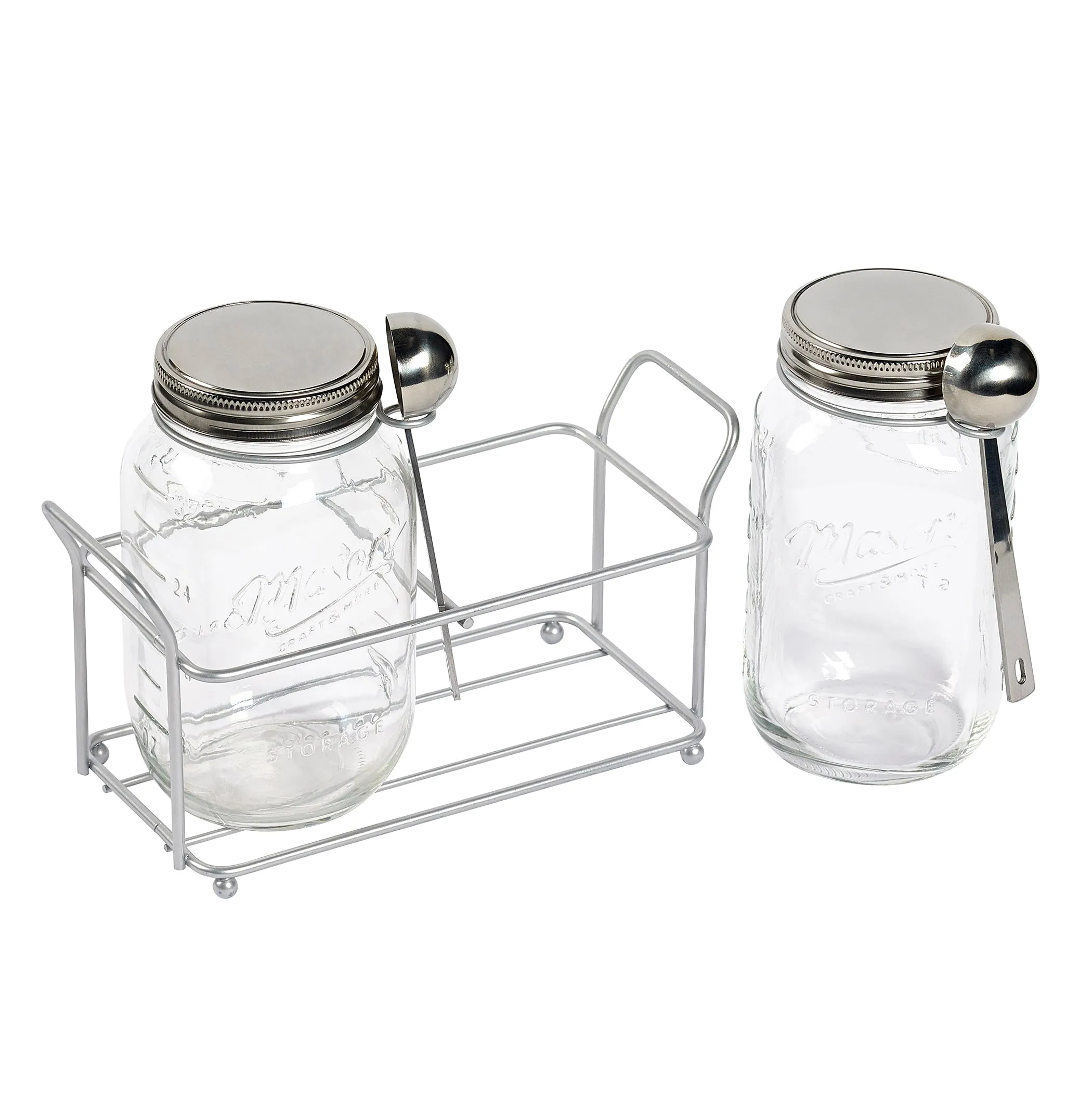 100-1389, Mason Craft & More, 5Pc Mason Jar Set