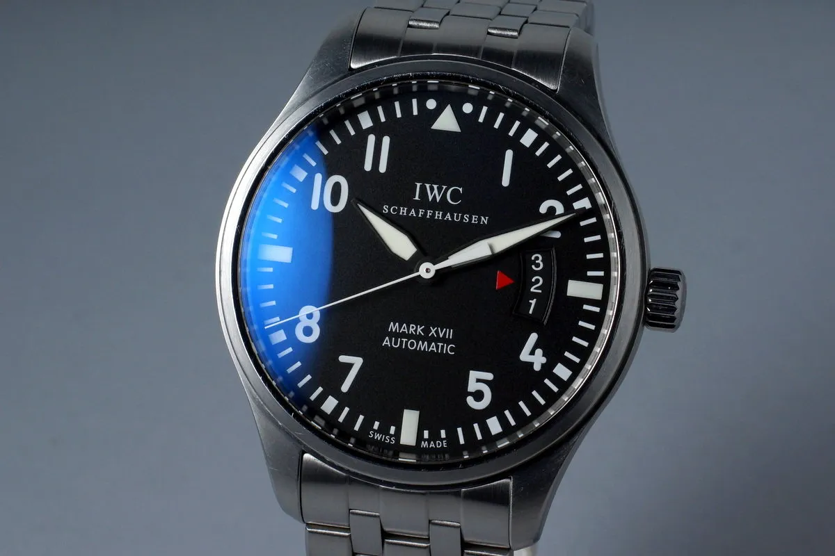 2013 IWC Pilots Mark XVII IW326504 with Box and Papers