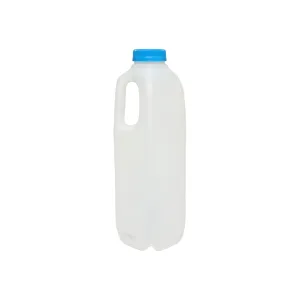 2L Plastic Milk Jug Bottle Natural with Lid