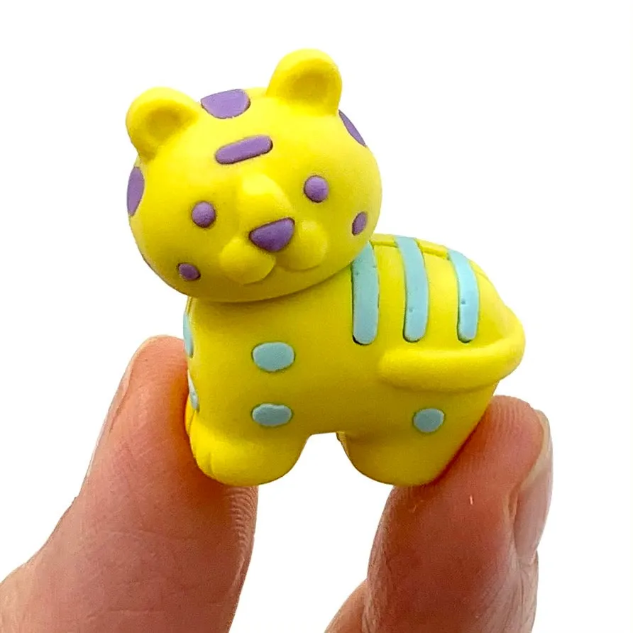 38457 Iwako Colorz Tiger -12 sets of 5 Erasers