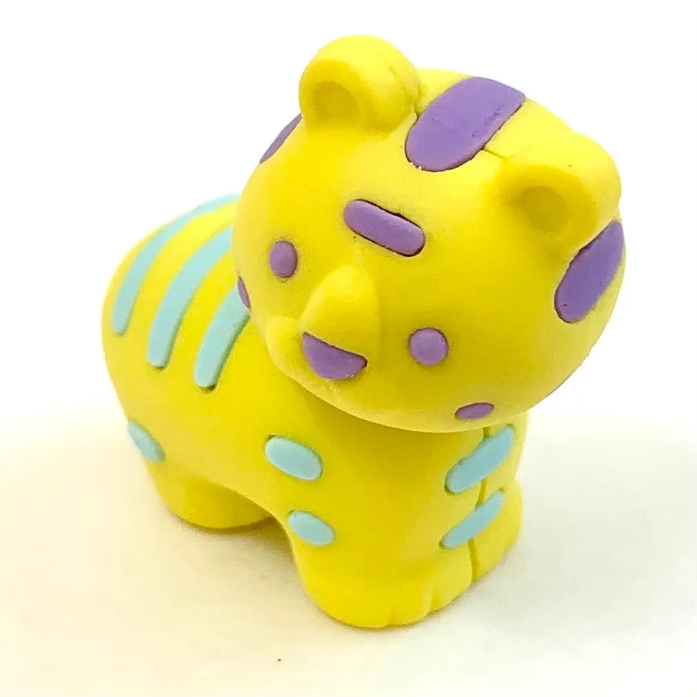 38457 Iwako Colorz Tiger -12 sets of 5 Erasers