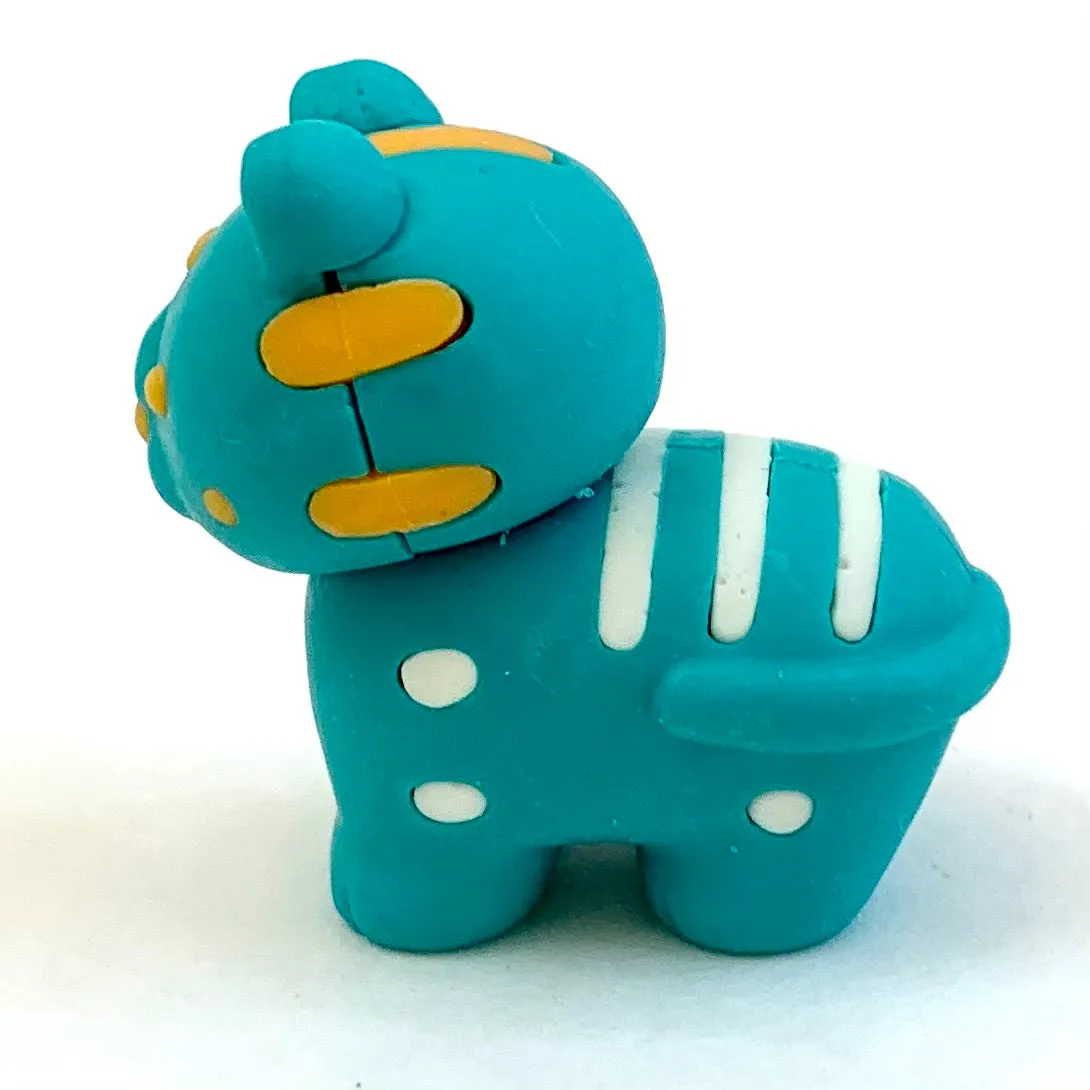 38457 Iwako Colorz Tiger -12 sets of 5 Erasers