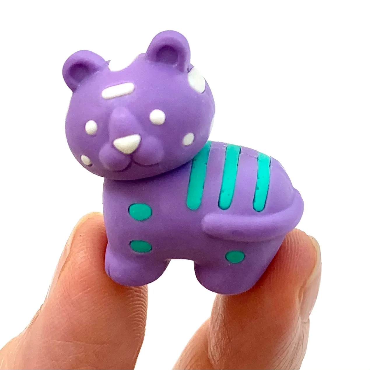 38457 Iwako Colorz Tiger -12 sets of 5 Erasers