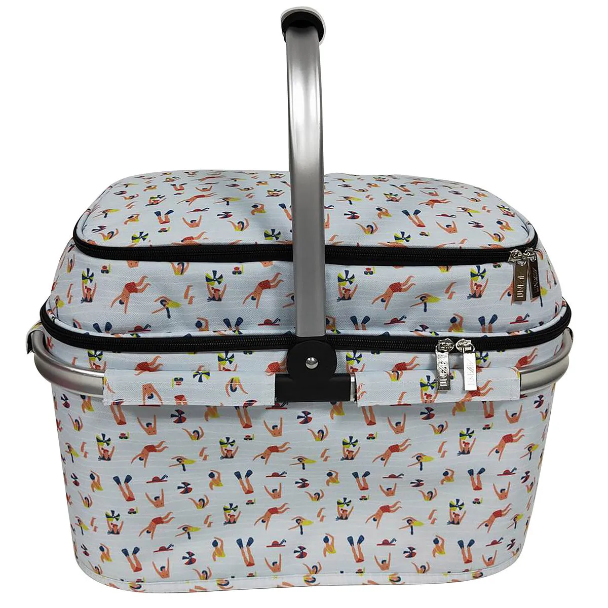 4 Person Insulated Cooler Picnic Basket