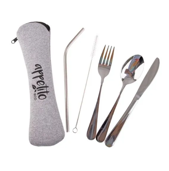 5 Piece Traveller's Cutlery Set