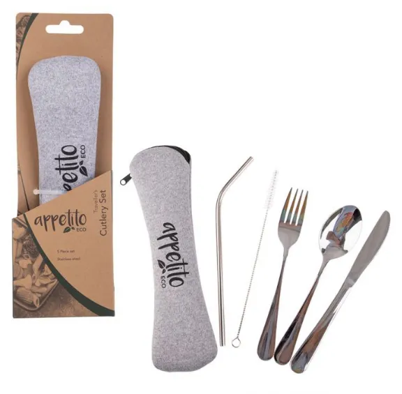 5 Piece Traveller's Cutlery Set