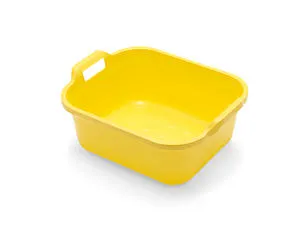 Addis Washing Up Dish Washing Bowl Large Rectangular Plastic With 2 Handles 10L