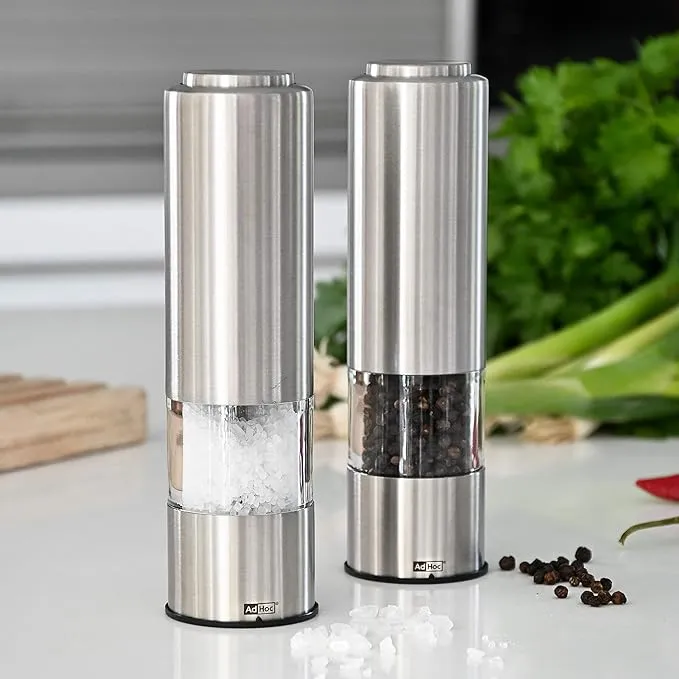 AdHoc PepMatik Electic Salt & Pepper Mill Set