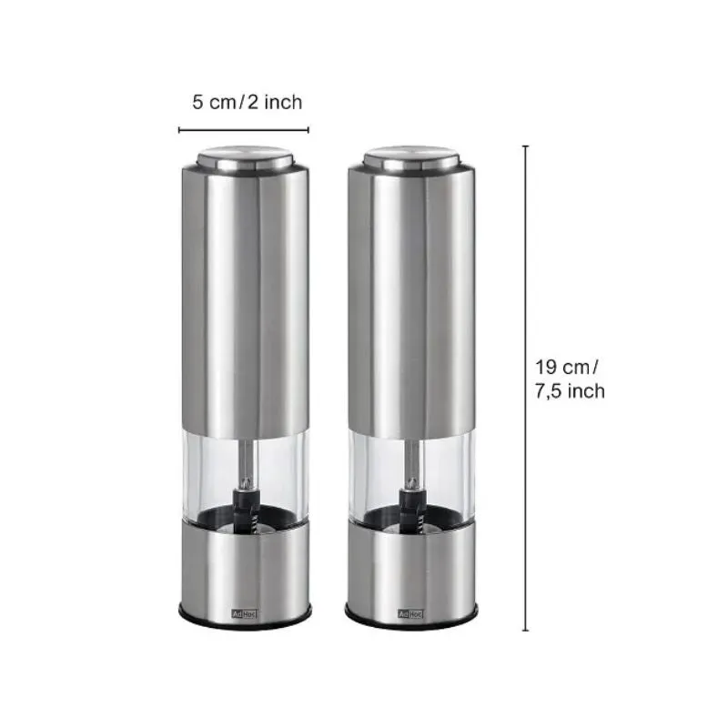 AdHoc PepMatik Electic Salt & Pepper Mill Set