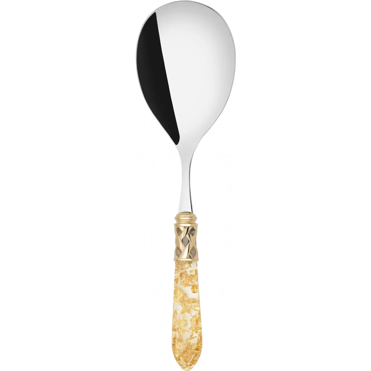 ALADDIN GOLD RING RICE SERVING SPOON