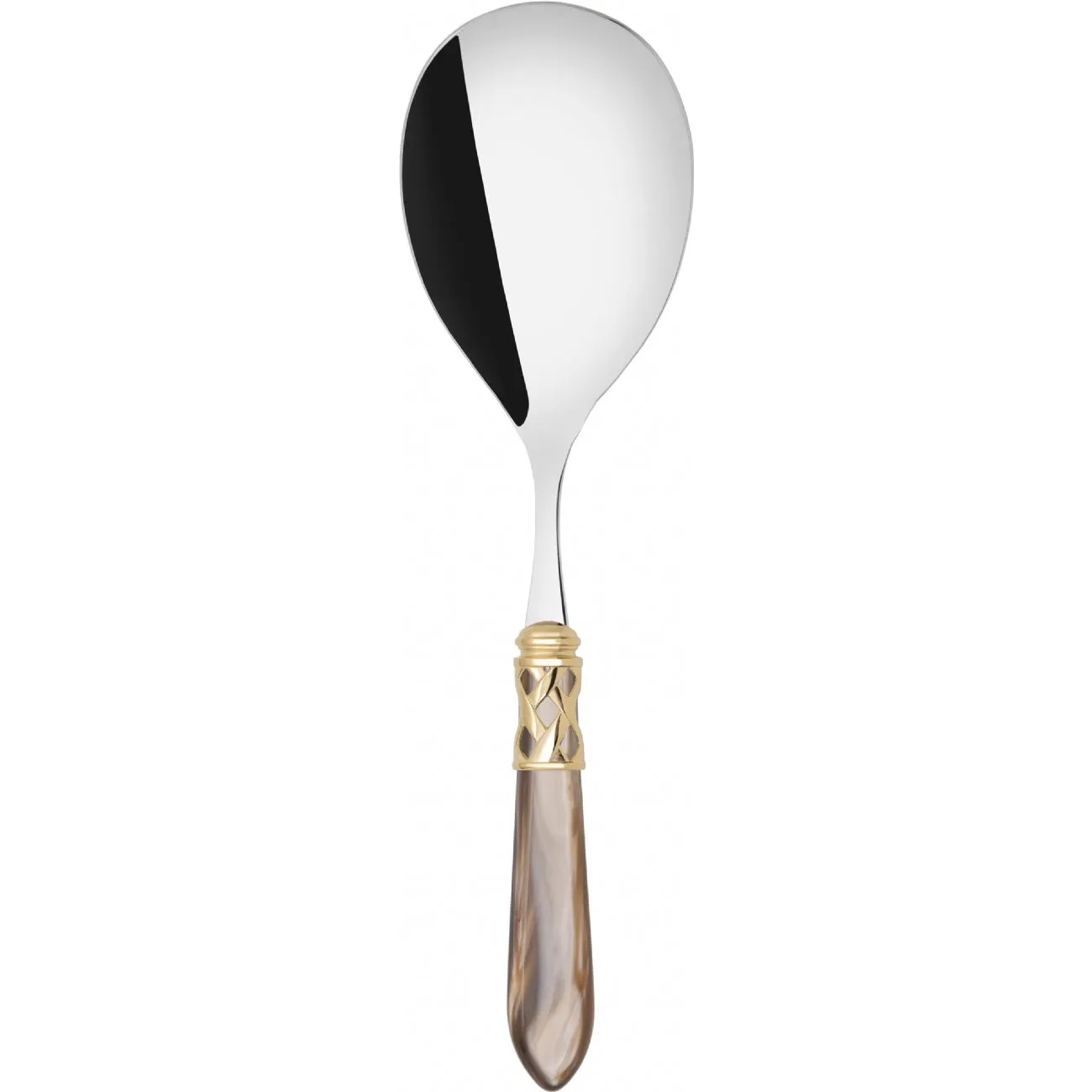 ALADDIN GOLD RING RICE SERVING SPOON