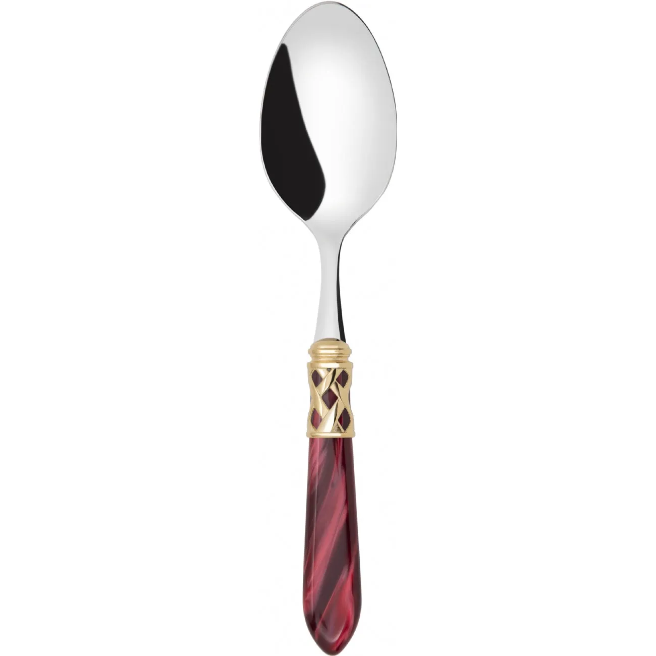 ALADDIN GOLD RING VEGETABLE & MEAT SERVING SPOON