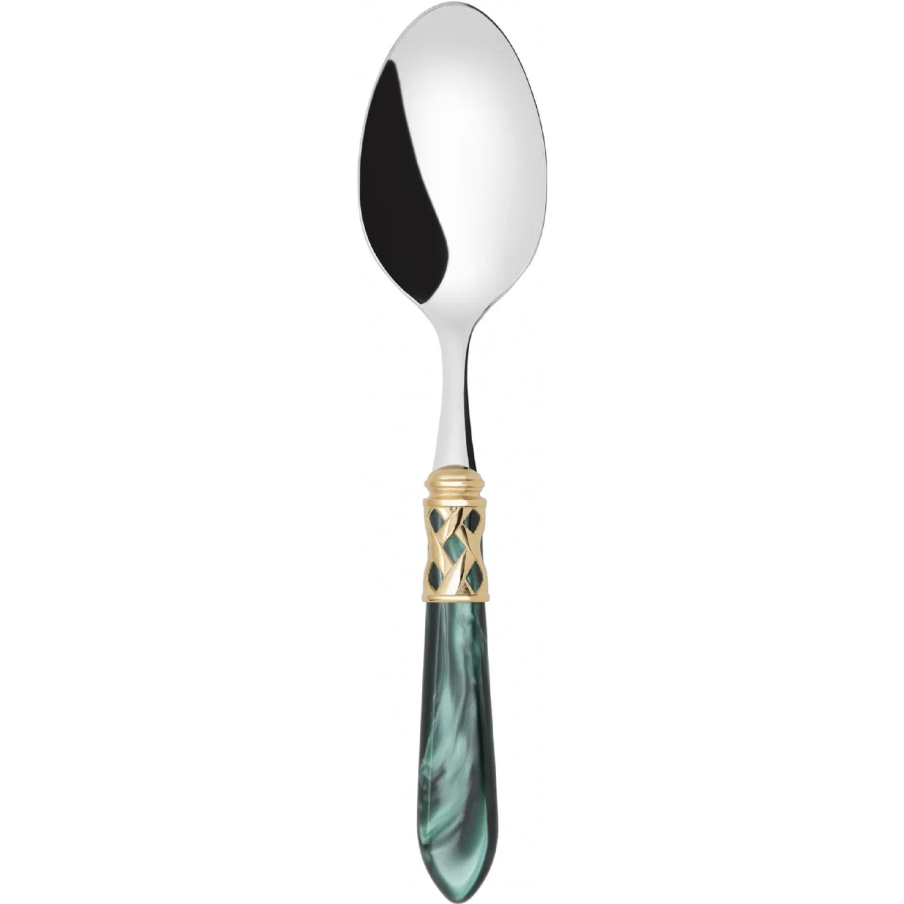 ALADDIN GOLD RING VEGETABLE & MEAT SERVING SPOON