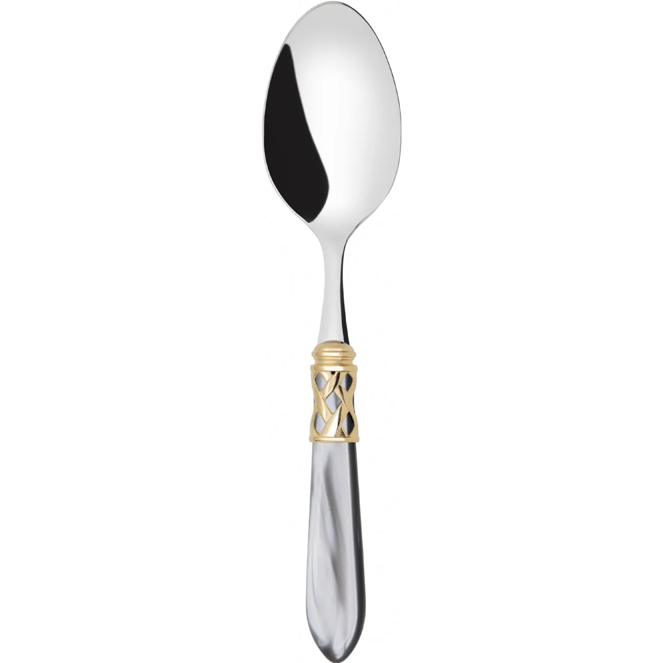 ALADDIN GOLD RING VEGETABLE & MEAT SERVING SPOON