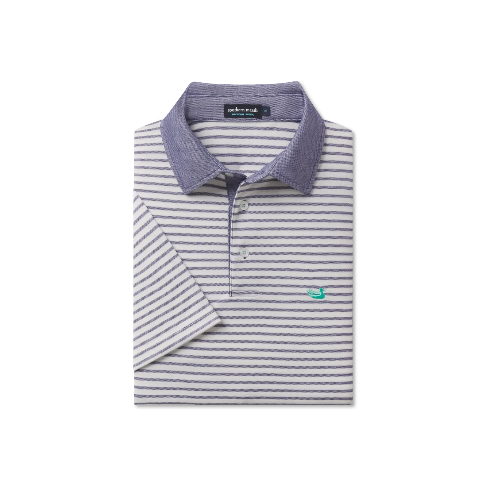 Albany Flats Stripe Polo