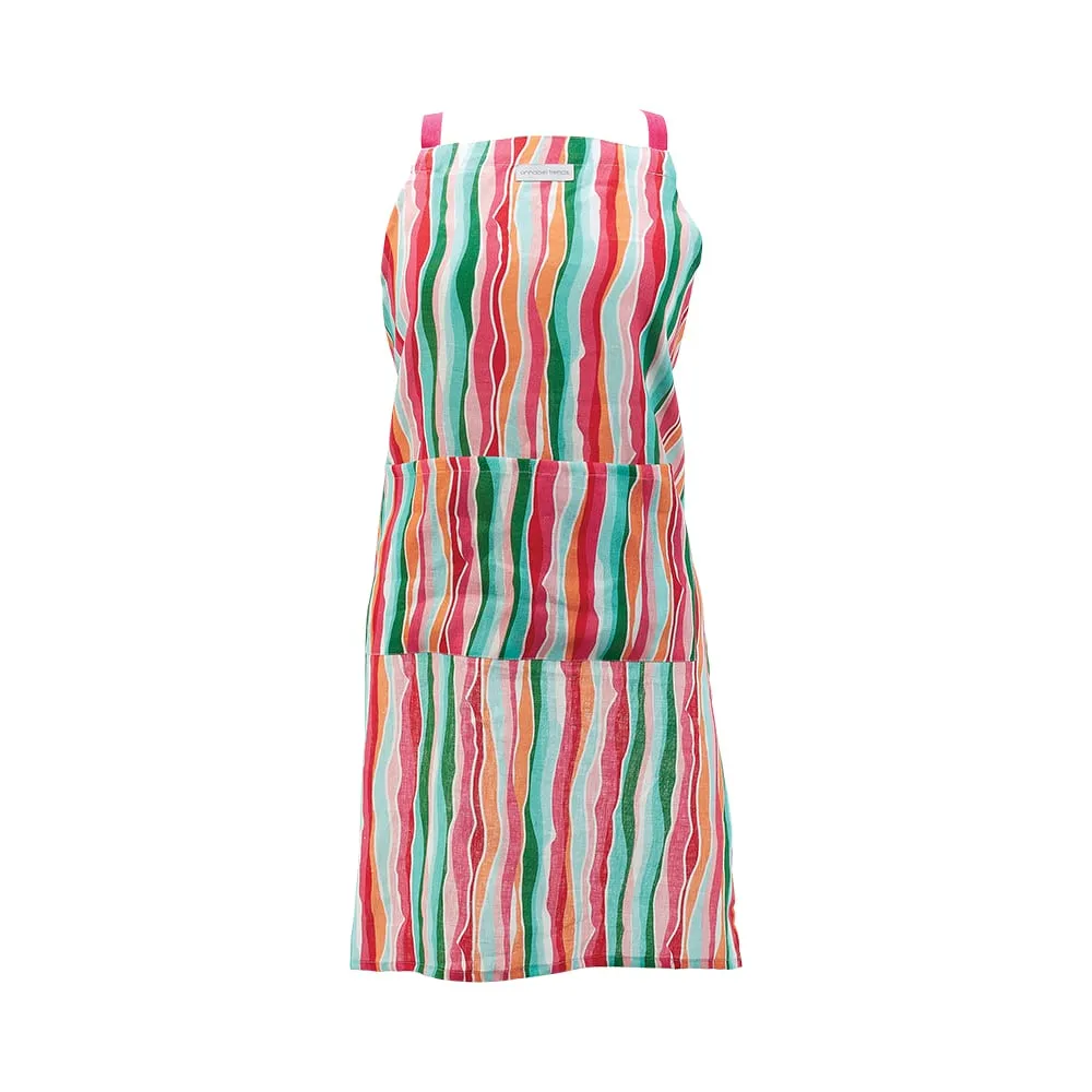 Apron - Linen - Sherbet Ribbons