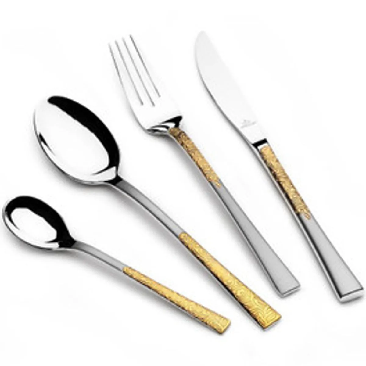 Arshia Premium Stainless Steel Cutlery Sets 26pcs Gold & Silver