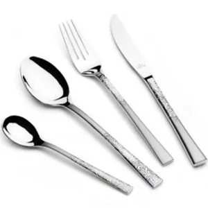 Arshia Premium Stainless Steel Cutlery Sets 26pcs Silver Matted