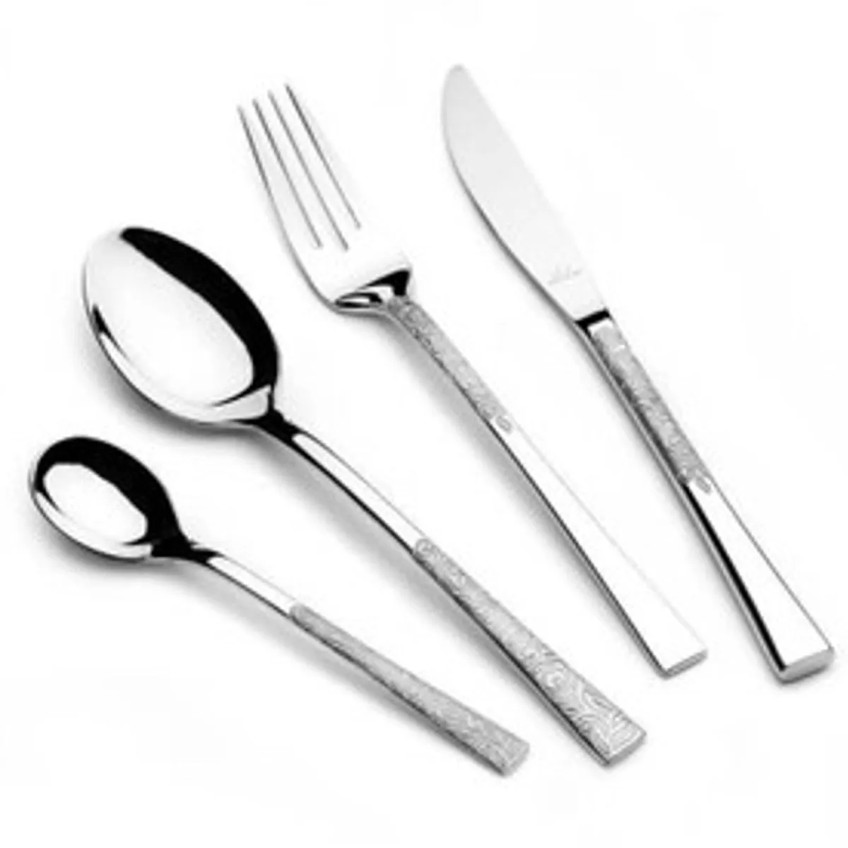 Arshia Stainless Steel Cutlery Sets 50pcs Silver