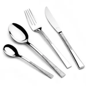 Arshia Stainless Steel Cutlery Sets 50pcs Silver