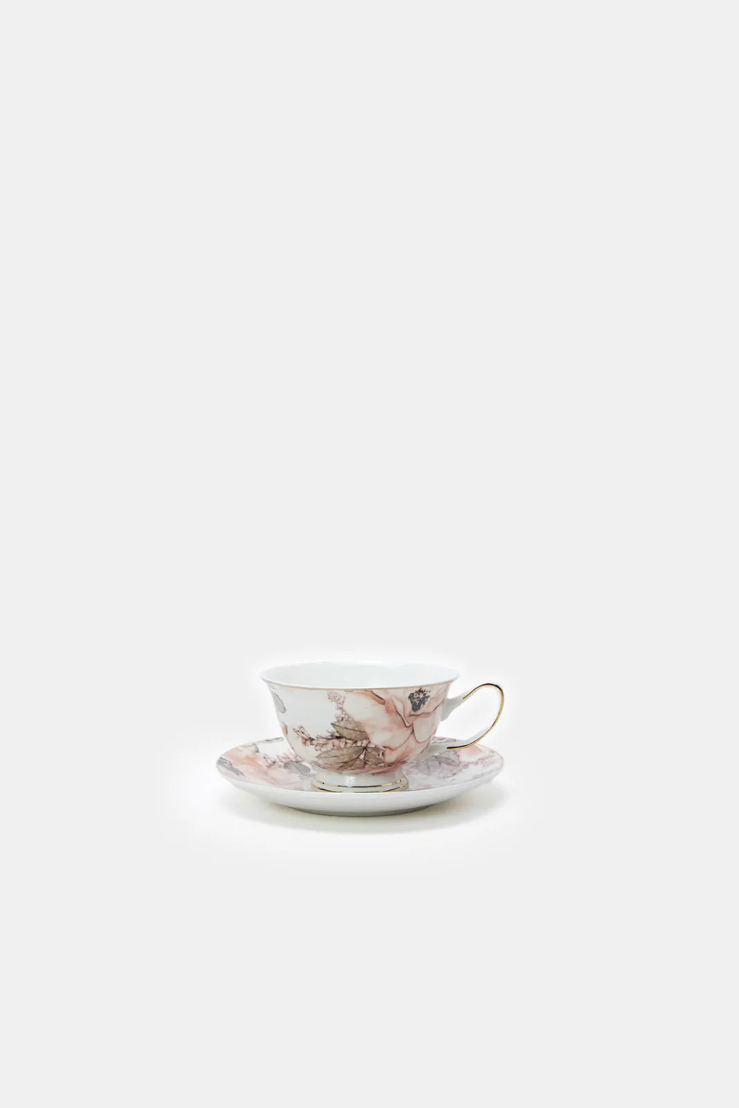 Assorted Cup And Saucer Set (4 Piece)