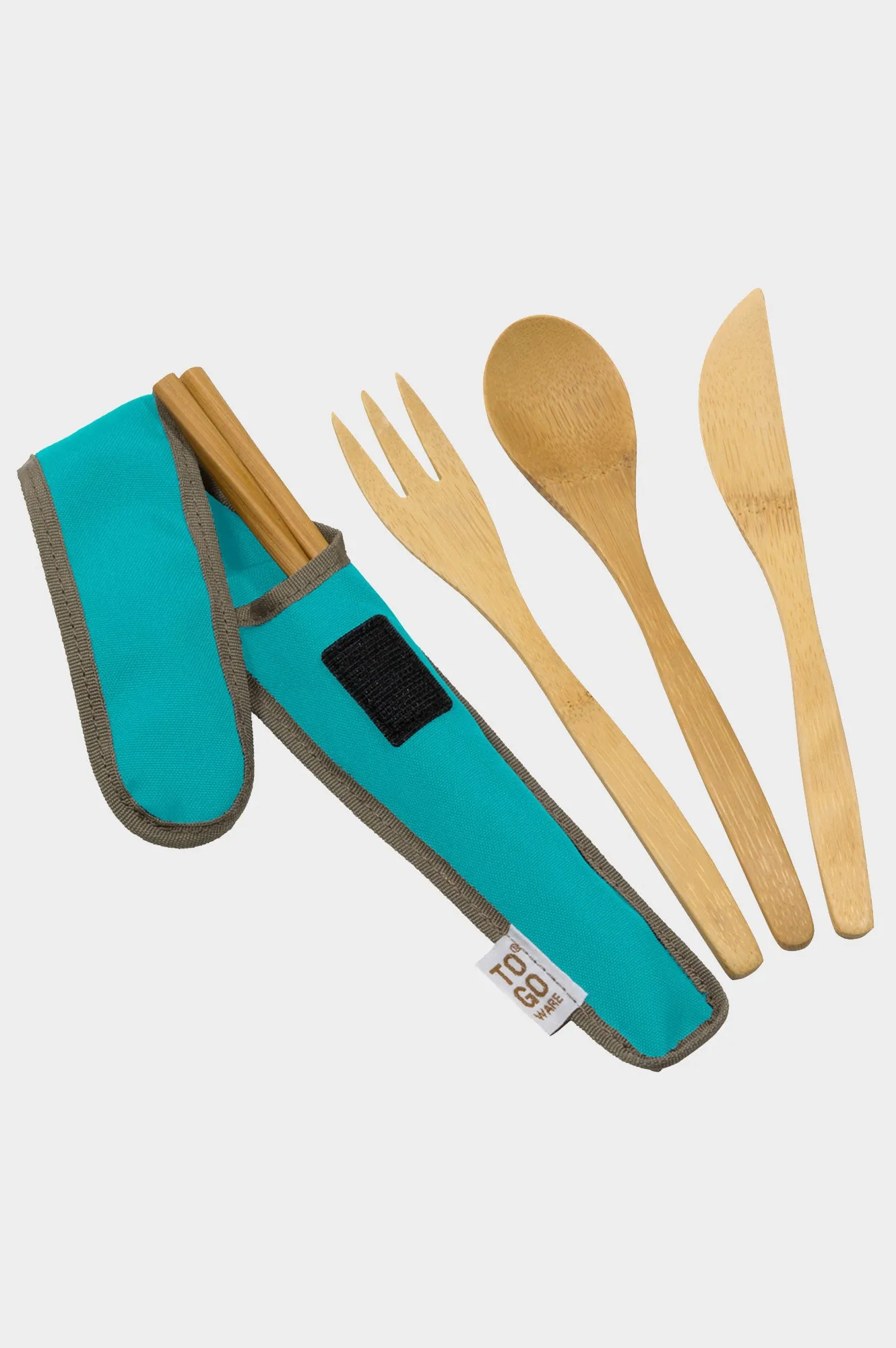 Bamboo Utensil Kit | Teal