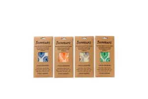 BeeWRAPZ™ Pack of 3 - Beeswax Reusable Food Wraps