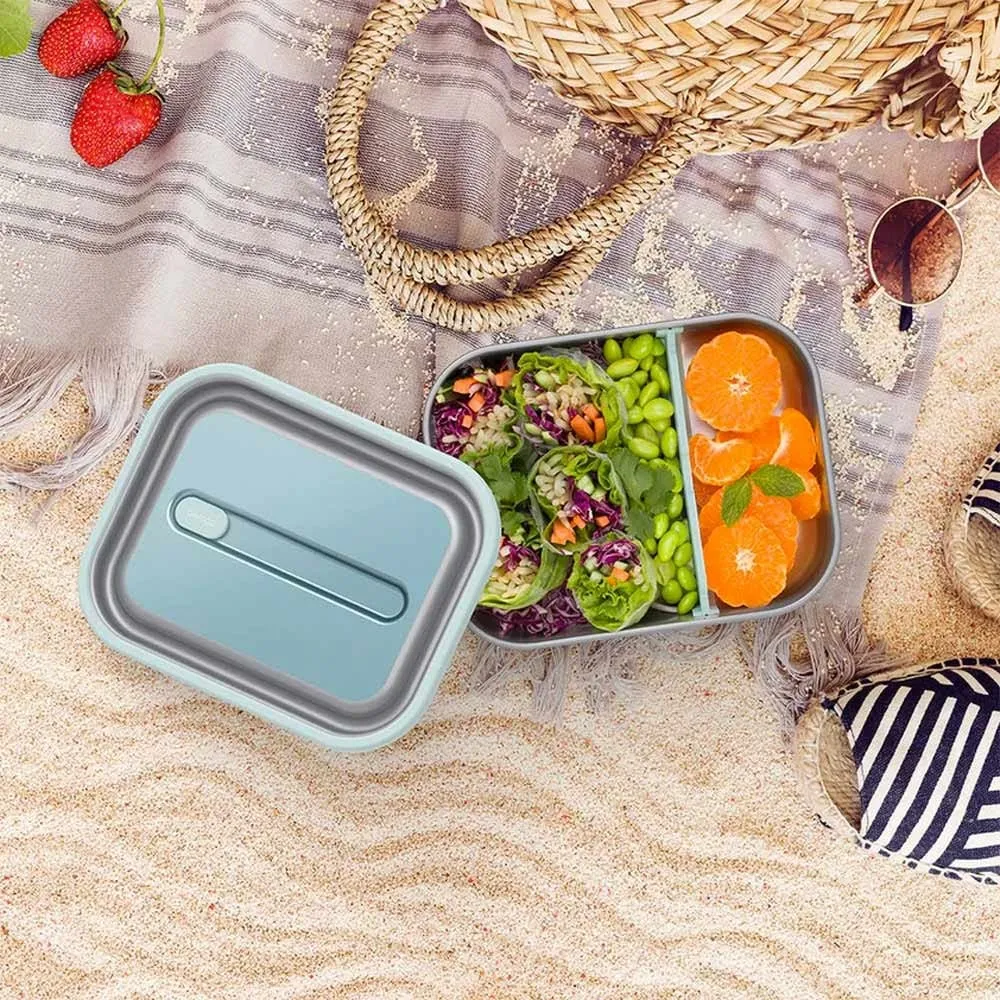 Bentgo Microwavable Stainless Steel Leak-proof Lunch Box 1200ml Aqua