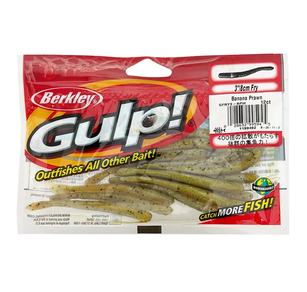 Berkley Gulp Fry 3" Soft Plastics