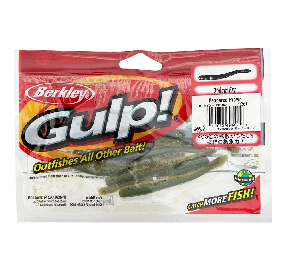 Berkley Gulp Fry 3" Soft Plastics