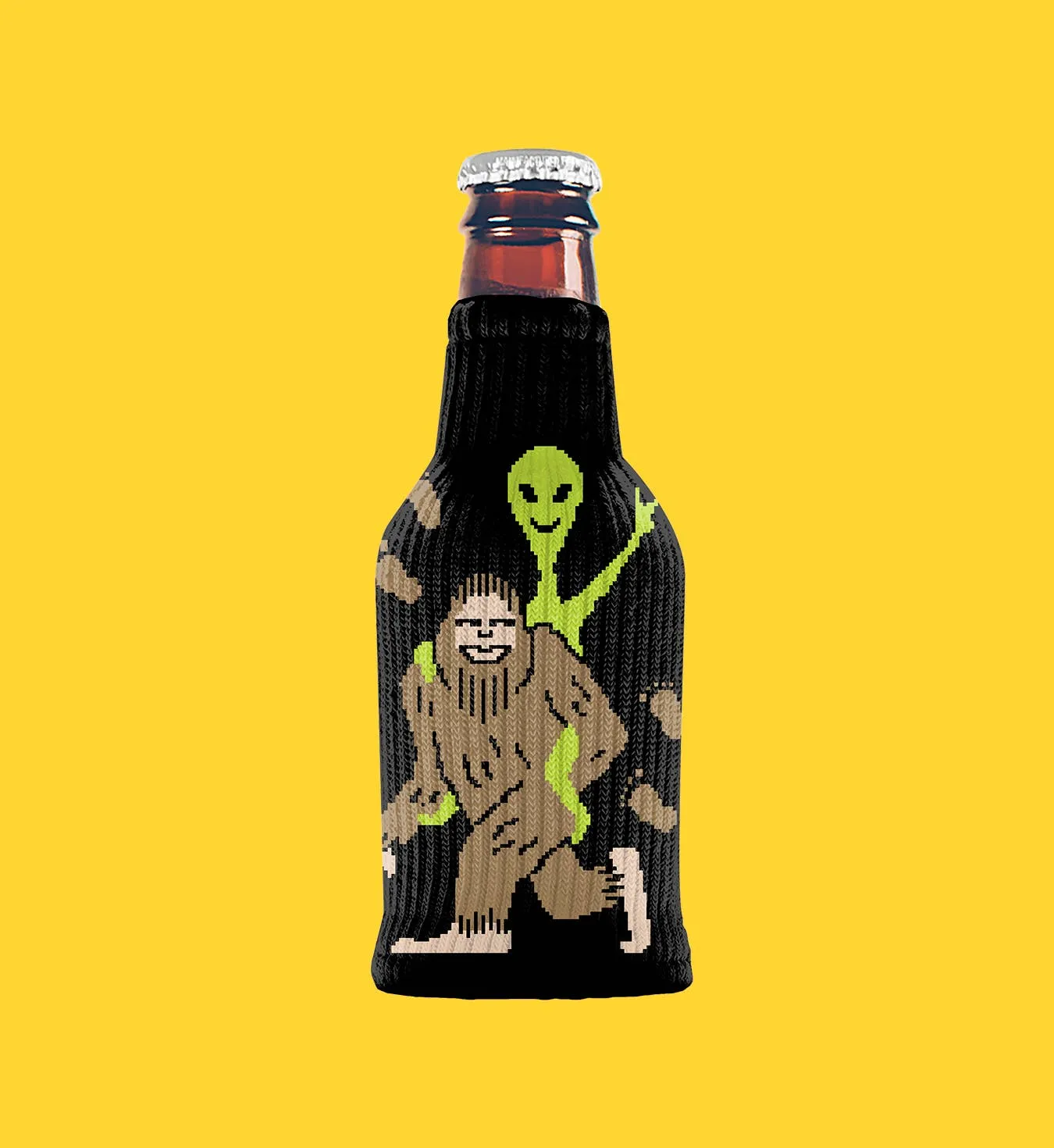 Big Foot Alien | Sweater Koozie USA Made