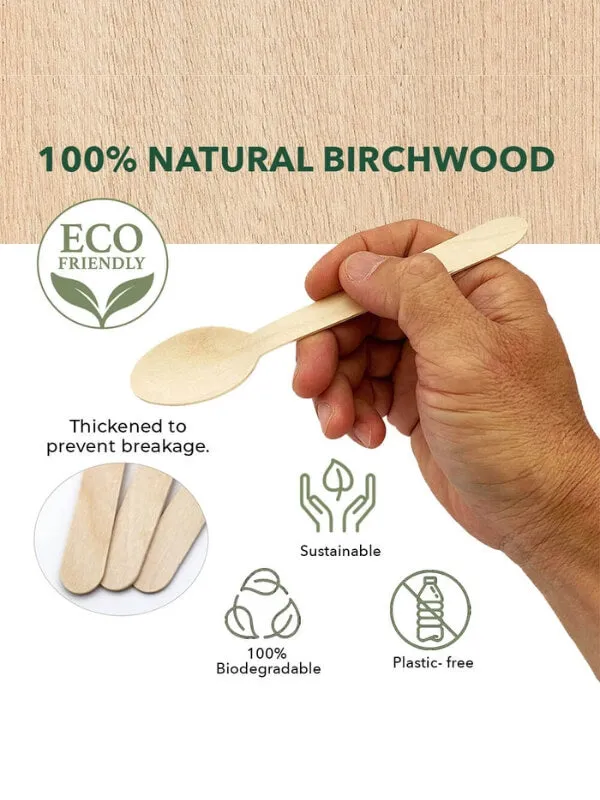 Birchwood Spoon Set - 20 Pieces