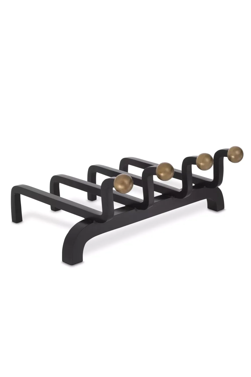 Black Modern Andiron | Eichholtz Brinon