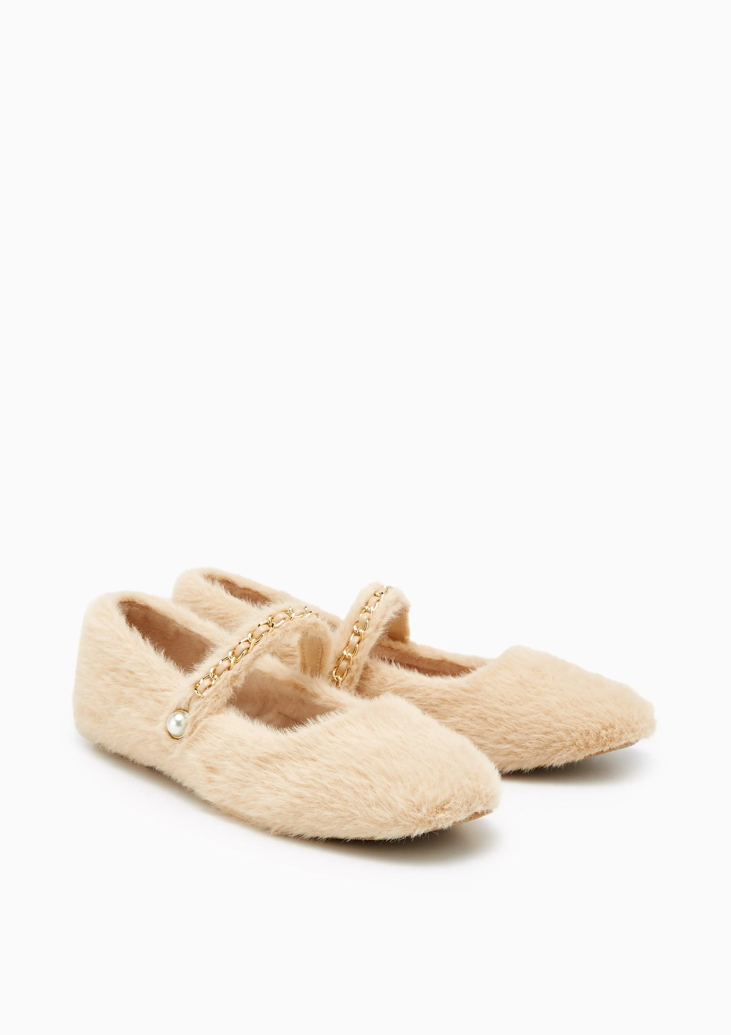 Blustery Flat Ballerinas Brown