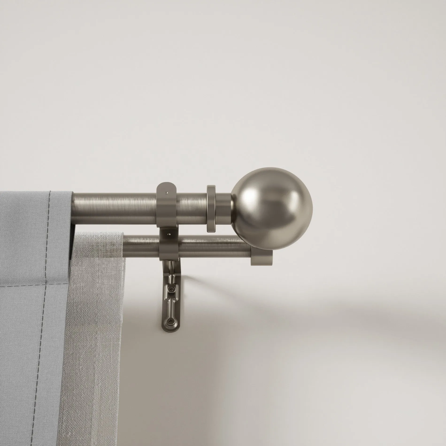 Bolas Double Curtain Rod