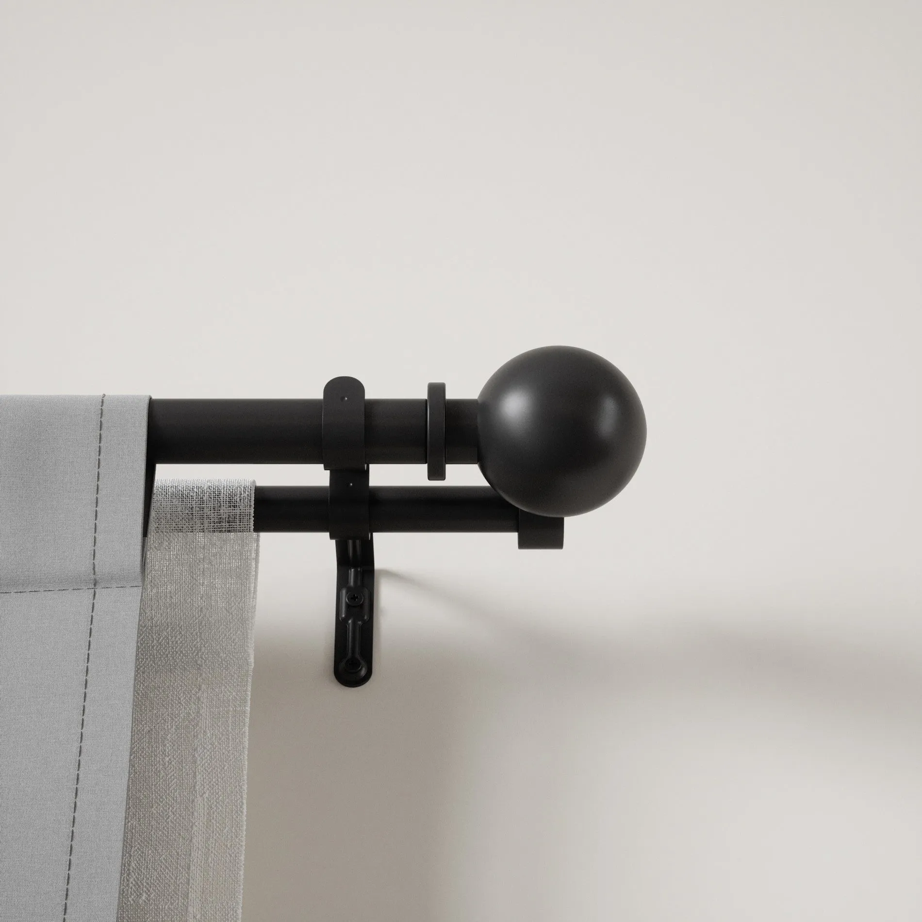 Bolas Double Curtain Rod