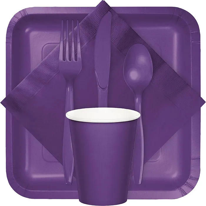 Bulk Amethyst Purple Plastic Spoons (288 per Case)