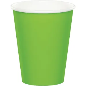 Bulk Fresh Lime 9 oz Hot & Cold Paper Cups (240 per Case)