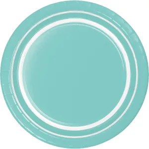 Bulk Spa Blue 10ct Sturdy Style 8.75 Inch 8.75 inch Paper Dinner Plate (120 per Case)