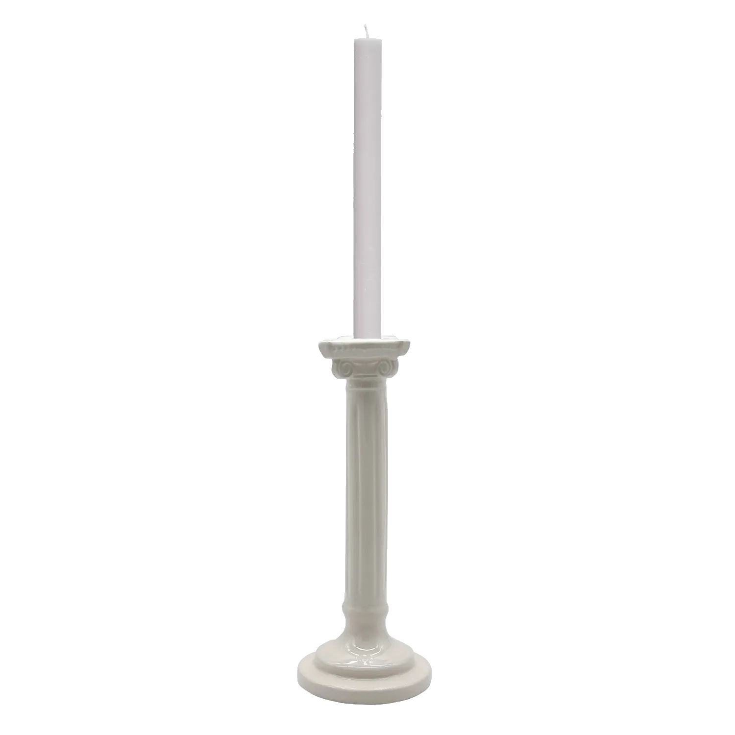 Cream Colonna Classical Candlestick