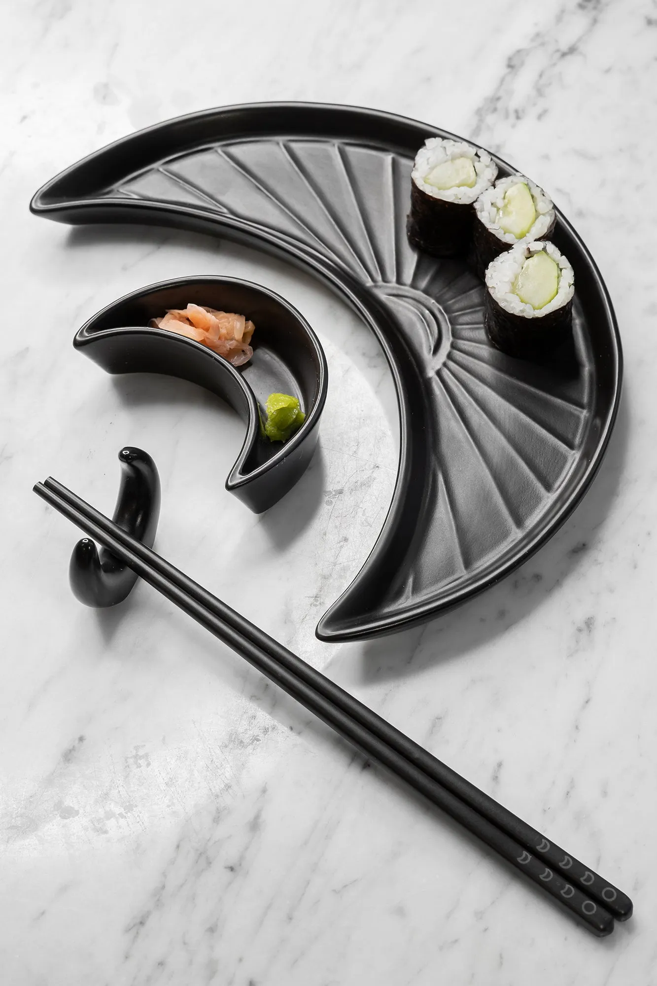 Crescent Sushi Plate Set - Resurrect