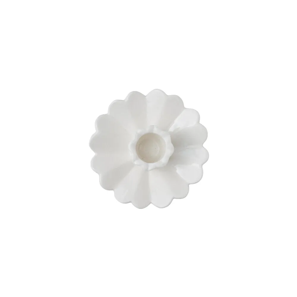 Dehmira candleholder ceramics  white