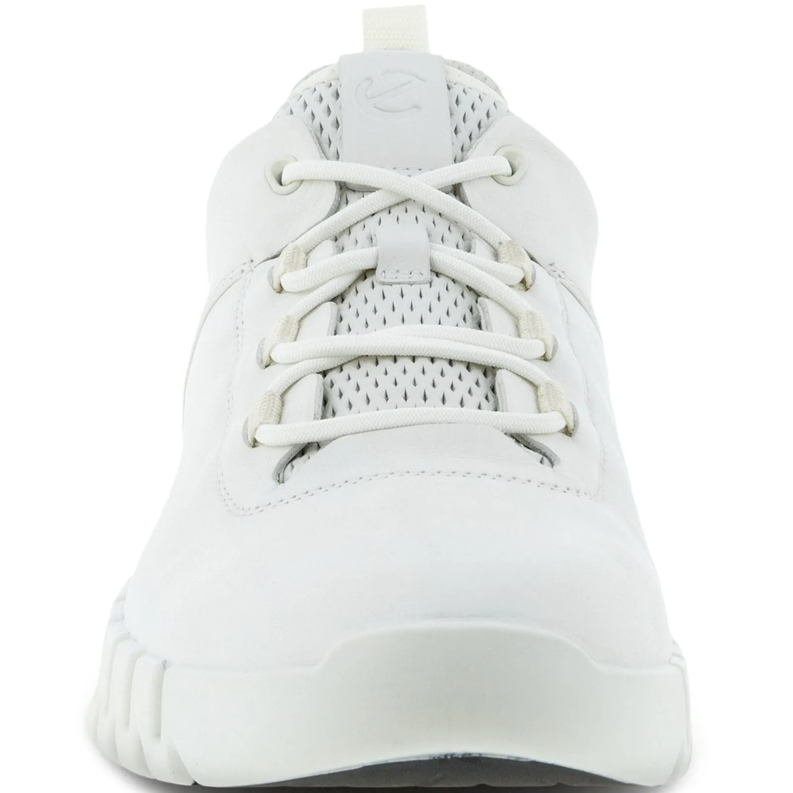 ECCO Mens Gruuv Leather Elastic Laces Trainers