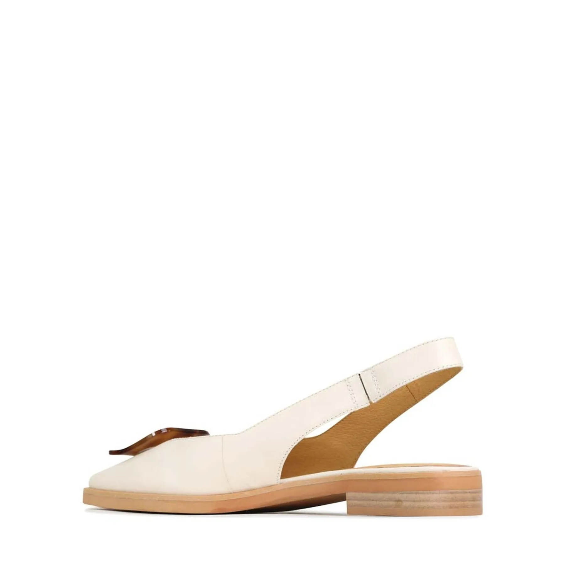 ESSY LEATHER SLING-BACK FLATS