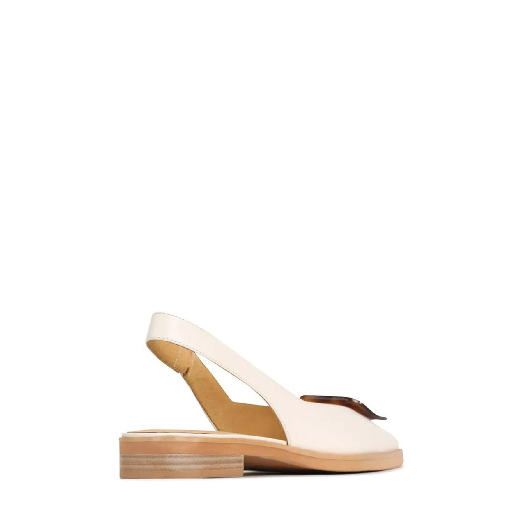 ESSY LEATHER SLING-BACK FLATS