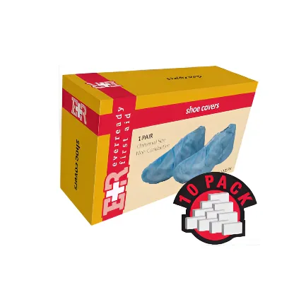 Ever Ready First Aid Shoe Cover, Impervious, Pair, in Kit Unit Box, 10 Count