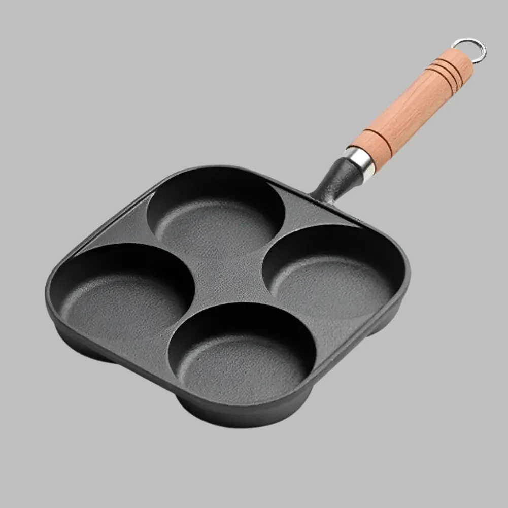 Four-Hole Frying Pan Non-Stick Pan