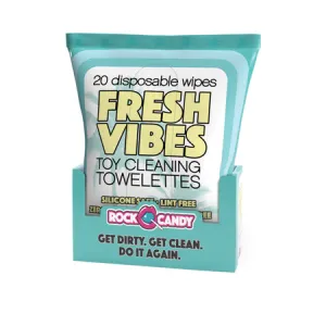 Fresh Vibe Wipes Travel Pack 20ct