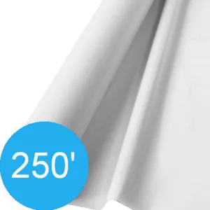 Frosty White Plastic Table Roll 40"x250' | 1ct